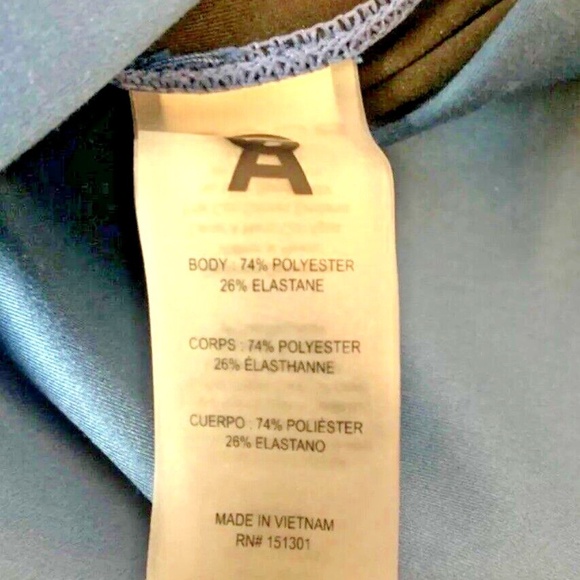 Good American High Waisted Ombré Leopard Print Leggings Satin Blue - Picture 11 of 12